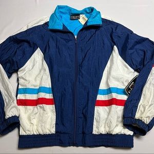 Vintage Akita Wear full zip lined windbreaker